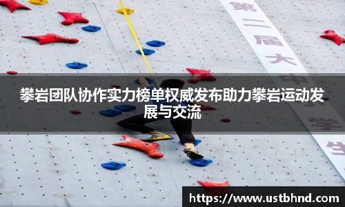 攀岩团队协作实力榜单权威发布助力攀岩运动发展与交流
